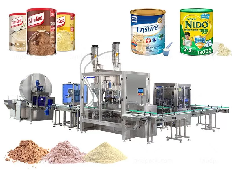 Milk Powder Filling Machine | Milk Powder Canning Line | Infant Formula Filling Line